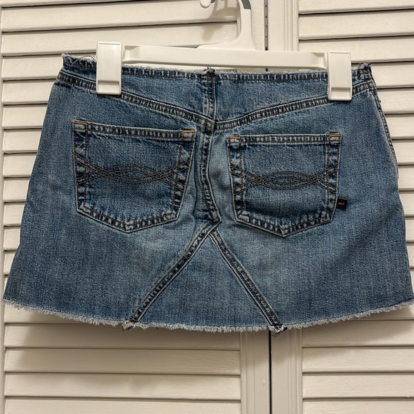 abercrombie & fitch y2k low rise denim mini skirt - Picture 2 of 3
